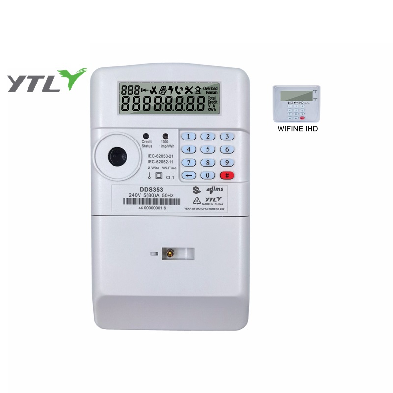 Ytl Prepaid Meter 5 80 A Smart Din Rail Single Phase Two Wires Keypad